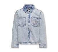 ONLY GIRLS Veste mi-saison 'KOGCarly' bleu clair / rosé / transparent, Taille 146