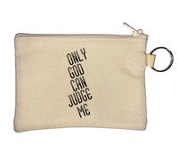 Only God Can Judge Me Porte-monnaie Beige