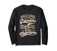 Only Grandpas Ride Motorcycles Phrase pour Les Grand-père Manche Longue