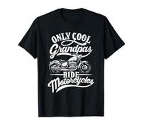 Only Grandpas Ride Motorcycles Phrase pour Les Grand-père T-Shirt