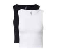 ONLY Haut 'Kenya' noir / blanc, Taille XL