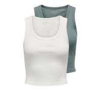 ONLY Haut 'ONLEasy' kaki / blanc, Taille S