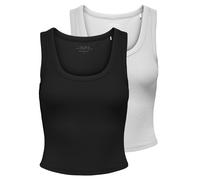 ONLY Haut 'ONLEASY' noir / blanc, Taille XL