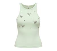 ONLY Haut 'ONLFILIZ' vert pastel / argent, Taille XL