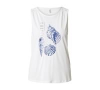 ONLY Haut 'ONLFREE' bleu foncé / argent / blanc, Taille XL