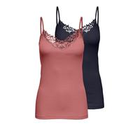 ONLY Haut 'ONLKira' bleu nuit / rose, Taille M