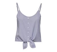 ONLY Haut 'ONLLECEY' bleu foncé / blanc, Taille XXXL