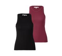 ONLY Haut 'ONLLindsay' lie de vin / noir, Taille XS