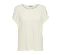 ONLY Onlmoster S/S O-Neck Top Noos JRS T-Shirt, Antique White, L Femmes