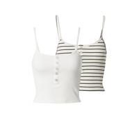 ONLY Haut 'ONLNESSA' noir / blanc, Taille XL