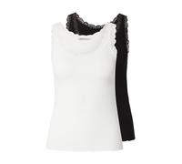 ONLY Haut 'ONLSARA' noir / blanc, Taille S