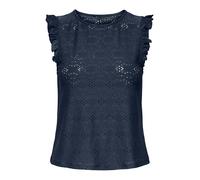 ONLY Haut 'ONLSMILLA' bleu foncé, Taille L