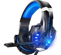 Only Headset Kotion-Casque de jeu stéréo à basses profondes avec microphone, lumière LED, PC portable, souris de jeu, tapis de souris, téléphone de sauna, G9000 ""Nipseyteko