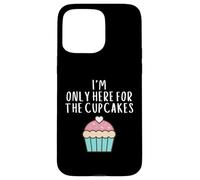 Only Here for The Cup Cakes Funny Cute Pastel Cup Cake Meme Coque pour iPhone 15 Pro Max