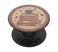 Only Here for The Fictional Men Romance Reader Citation PopSockets PopGrip Adhésif