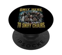 Only Here to Sniff Chairs PopSockets PopGrip Adhésif