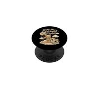 Only Here to Sniff Chairs Vintage Teddy Bear PopSockets PopGrip Adhésif