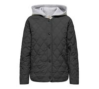 ONLY Hood Quilt Jacket Onlrisso Life Veste matelassée à Capuche CC OTW, Noir, x_l Femmes