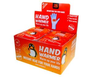 Only Hot 10-Heures Chauffe-Mains Auto-Chauffants pour Adulte Unisexe Boîte D'affichage 40 Paires, Taille Unique, Rouge