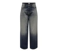ONLY Jean à Jambe Large ONLDEMI Taille Moyenne Wide Leg Fit Jeans