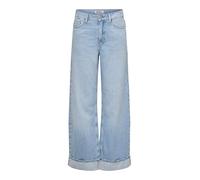 ONLY Jean à Jambe Large ONLHOPE Taille Haute Wide Leg Fit Jeans | Wide Leg Fit, Casual, Température maximale 30°C programme normal