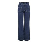 ONLY Jean à Jambe Large ONLJUICY Taille Haute Wide Leg Fit Jeans