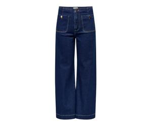 ONLY Jean à Jambe Large ONLMADELINE Taille Haute Wide Leg Fit Jeans