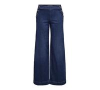 ONLY Jean à Jambe Large ONLMADISON Taille Haute Wide Leg Fit Jeans | Wide Leg Fit, Casual, Température maximale 40°C programme très doux