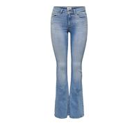 ONLY Onlblush Mid Flared DNM TAI467 Femme Jean Bleu W28L30