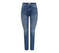 ONLY Onlwillow Hw Slim DNM Gua654 Jeans, Denim Bleu foncé, 27W x 32L Femme