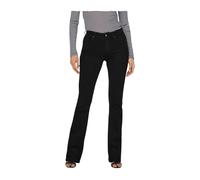 Only - Jean Blush Mi-taille Évasé - Femme - Jeans - Noir - Taille: 36 FR