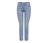 ONLY Jean Coupe Droite ONLSUI Taille Moyenne Slim Fit Jeans Light Blue Denim S 32 Light Blue Denim S / L32