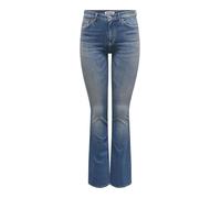 ONLY Jean évasé ONLBLUSH pour Femme, Taille Moyenne, évasé, Denim Bleu médium, XS