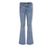 ONLY Jean évasé pour Fille KOGRoyal Life Reg, Bleu Jeans Clair, 140 cm