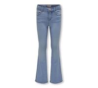 ONLY Jean évasé pour Fille KOGRoyal Life Reg, Bleu Jeans Clair, 158 cm