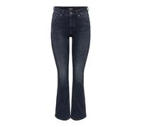 ONLY Jean Flared ONLBLUSH Taille Moyenne Flared Fit Jeans Blue Black Denim M 30 Blue Black Denim M / L30