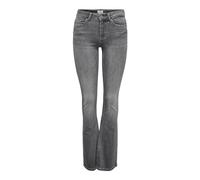 ONLY Jean Flared ONLBLUSH Taille Moyenne Flared Fit Jeans Grey Denim XL 34 Grey Denim XL / L34