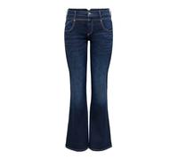 Only Onlblush Mid Waist Flared Cut Det DNM, Bleu foncé Denim, S / 30L Femmes