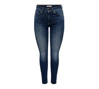 ONLY Onlblush Mid SK ANK RW DNM Rea081 Noos, Denim Bleu foncé, M / 34L