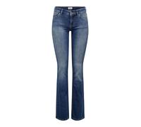 ONLY ONLBLUSH LW Flared DNM REA1303 Noos Jeans, Medium Blue Denim, 8L UK/XL Femme