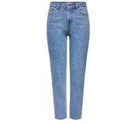 ONLY Jean 'ONLEMILY HW ST RW CR AN MAE06 NOOS' bleu clair, Taille 28 Longueur 32