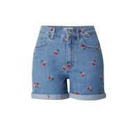 ONLY Jean 'ONLHUSH' bleu denim / vert foncé / rouge, Taille 25-26