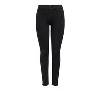 ONLY Femme Onlhush Mid Skin Ank RW DNM Akm188 Noos, Jean Noir, XL X 30L EU