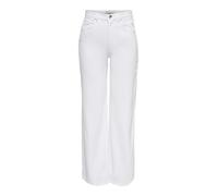 ONLY Jean ONLJUICY HW Wide Leg DNM Reabox Noos pour Femme, Blanc, 28/30