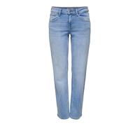 ONLY Low Waist Straight Onllopez Tai476 Taille Basse Droite DNM, Bleu Jeans Clair, 28W / 32L Femmes
