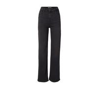ONLY Onlluna Hw Wide DNM Diabox Jeans, Noir, 30W x 32L Femme