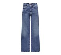 ONLY ONLMADISON Blush HW Wide DNM CRO372 Noos, Medium Blue Denim, XL / 30L Femme