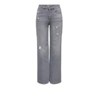 Only Onlmila Hw Wide Leg du DNM pour Femme, Gris Denim, 32W / 30L