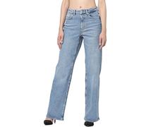 ONLY Jean pour Femme à Jambe Large, Denim Bleu Moyen., 24W x 30L