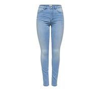 ONLY Jean pour femme onlROYAL HW SK BB BJ13333 - Coupe skinny - Bleu - Bleu clair - Taille S - L 30 - Couleur : bleu clair (15169037), Bleu clair, S